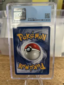 Pokemon Machop 2000 Team Rocket 1st Edition 59/82 Trading Card CGC Graded Mint 9 - Image 2
