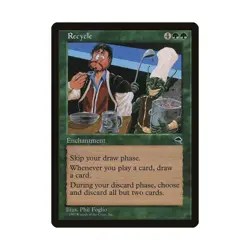 Recycle MTG Tempest Rare LP Lightly Played Single Card - Image 1