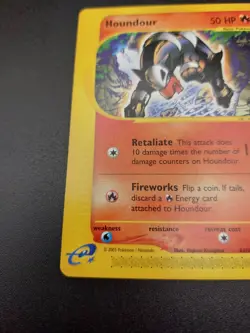 Pokemon Card Houndour 66/144 common 2003 Skyridge LP - Image 5