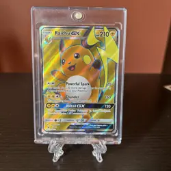Raichu GX SM90 - Black Star Promo - Full Art Rare Pokemon Card - Near Mint (NM) - Image 1