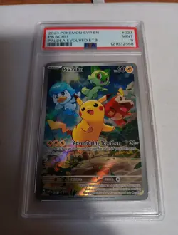 Pikachu 027 Sv: Scarlet & Violet Promo Cards Holo PSA 9 - Image 1