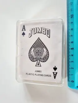 CARTE DA GIOCO JUMBO POKER BRIDGE VINTAGE ORIGINAL PLAYING CARDS NEW - Image 1