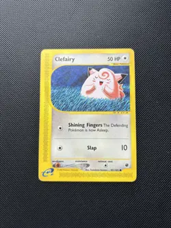 Pokemon Card Expedition Base Set E Series Clefairy 101/165 WOTC - Image 1