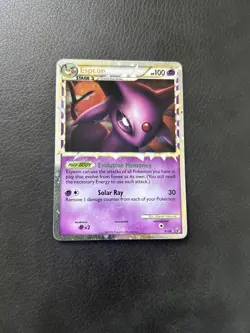Pokemon TCG Undaunted Espeon Prime Holo Rare Card 81/90 NM - Image 1