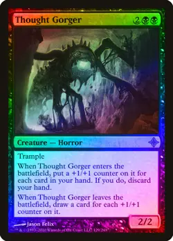 Thought Gorger FOIL Rise of the Eldrazi PLD Black Rare MAGIC CARD ABUGames - Image 1