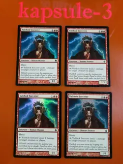 4x Vulshok Sorcerer | FOIL | PDS Fire and Lightning | MTG Magic Cards - Image 1