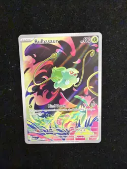 Bulbasaur Full Art Mega Evolutions Pokemon Card 133/132 Near Mint Condition Rare - Image 1