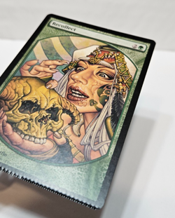 FACTORY CRIMPED ERROR Recollect Textless Promo MTG Magic The Gathering 6751 - Image 2