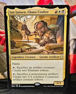 magic the gathering - Jan Jansen, Chaos Crafter - Legendary Creature - Gnome - Image 1