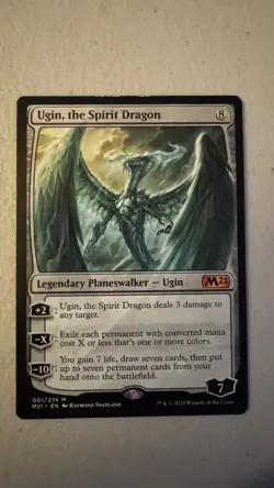 Ugin, the Spirit Dragon MTG Legendary Core 2021 Planeswalker - Image 1