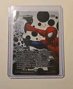 Comeuppance (Borderless) 0001 MTG Spiderman Mythic Regular M/NM - Image 4