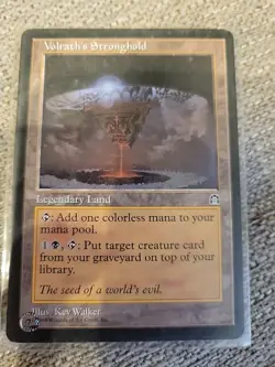 Magic the Gathering Volrath's Stronghold Legendary Land Great Condition - Image 1