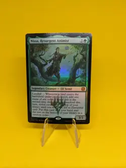 MTG Nissa, Resurgent Animist - Foil LP March of the Machine: The Aftermath - Image 1