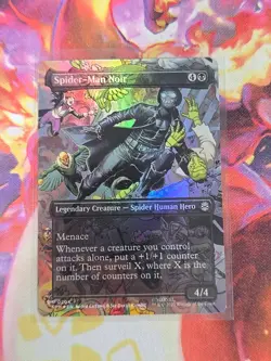 Spider-Man Noir (Borderless) [Marvel's Spider-Man] Foil Near Mint - Image 1