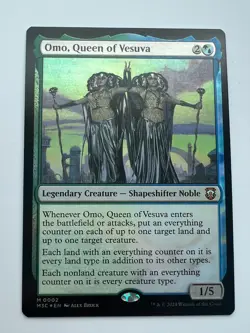 Omo, Queen Of Vesuva 0002 + 0145 Display Commander Foil Mythic Modern Horizons 3 - Image 2