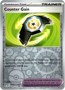 Counter Gain - 169/191 - Pokemon TCG Surging Sparks - NM - Reverse Holo - Image 1