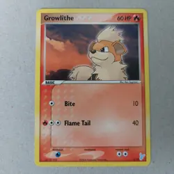Growlithe 4/12 Ex Trainer Kit 2 Collectible Nintendo Pokemon Card - Image 1