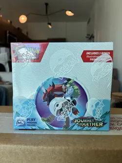 Pokemon TCG: Journey Together ENHANCED Factory Sealed Booster Box + Topper - Image 1