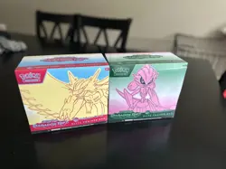 Paradox Rift Roaring Moon and Iron Valiant ETBS (Pokemon Center Edition) - Image 1