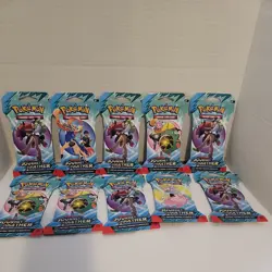 Pokemon Journey Together Sleeved Booster Pack Lot Of 10 - Image 1