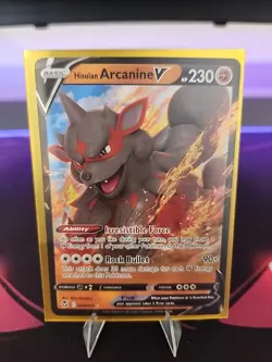 Hisuian Arcanine V SWSH12: Silver Tempest 090/195 Pokemon TCG NM - Image 3