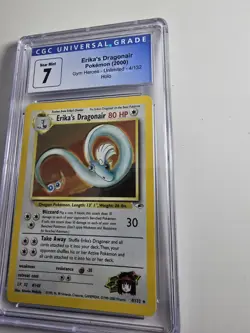 2000 Pokemon Gym Heroes Erikas Dragonair Holo CGC 7 Near Mint - Image 2