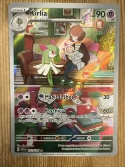 Kirlia 212/198 - Pokemon TCG Scarlet Violet Base Illustration Rare NM - Image 1