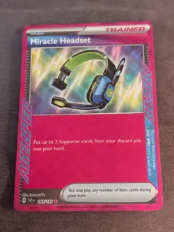 Miracle Headset 183/191 ACE SPEC rare Trainer Pokemon Surging Sparks SV8 Mint - Image 1