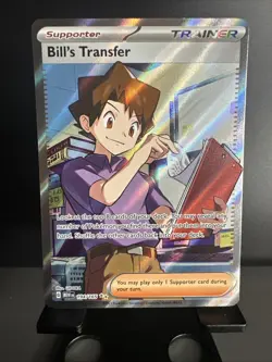 Pokemon TCG Bill's Transfer 194/165 Sv: Scarlet & Violet 151 Ultra Rare Full Art - Image 1