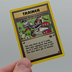 Computer Error Rocket’s Secret Machine 16 Black Star Promo LP Pokemon TCG - Image 2