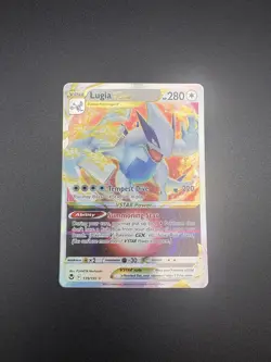 Lugia VSTAR 139/195 Ultra Rare Pokemon TCG SWSH12: Silver Tempest NM - Image 1