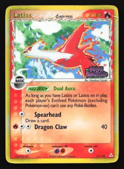Pokemon Latias (Delta Species) 11/110 EX Holon Phantoms Reverse Holo Rare HP - Image 1