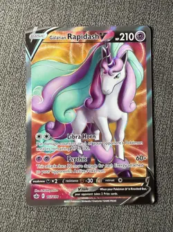Galarian Rapidash V Full Art 167/198 Chilling Reign Pokemon TCG - Image 1