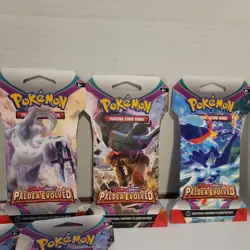 Pokemon TCG Scarlet & Violet: Paldea Evolved 7 Sleeved Booster Packs - Image 3