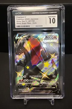 2020 Pokemon Shiny Star V Japanese #307/190 Charizard V CGC 10 GEM MINT - Image 2