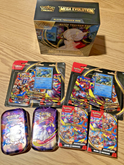 Pokemon Mega Evolution Sealed Lot (1 ETB's, 2 Bundles, 2 3-packs, 2 mini tins) - Image 1