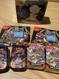 Pokemon Mega Evolution Sealed Lot (1 ETB's, 2 Bundles, 2 3-packs, 2 mini tins) - Image 2
