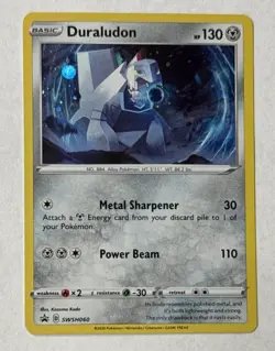 2020 Pokemon TCG Duraludon SWSH060 Cosmos Holo SWSH Black Star Promo Ungraded - Image 1