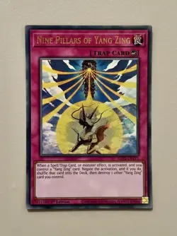 GFP2-EN171 Nine Pillars of Yang Zing Ultra Rare 1st Edition Mint YuGiOh - Image 1