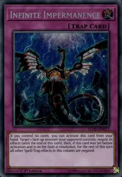 Infinite Impermanence 1st Ed EU Secret Rare FLOD-EN077 Yu-Gi-Oh! - Image 1