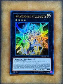 Yugioh Tellarknight Ptolemaeus CROS-EN050 Ultra Rare NM - Image 1
