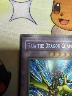 Gaia the Dragon Champion LOB-125 Blue Eyes White Dragon FADED REVERSE FOIL ERROR - Image 3