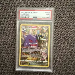 Pokemon TCG Gengar TG06/TG30 Lost Origin Trainer Gallery Card PSA 9 - Image 1