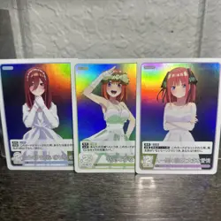 the quintessential quintuplets card game Bridal Bundle (Nino,Yotsuba,Miku) - Image 1