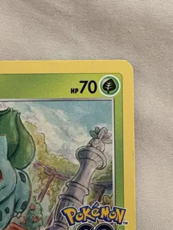 Bulbasaur 001/078 Pokemon Go Regular Pokemon Card LP/NM - Image 5