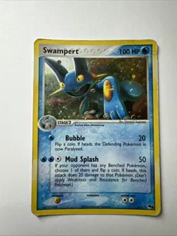 Swampert 5/17 Holo Rare Pop Series 1 Pokemon Card TCG - Image 1