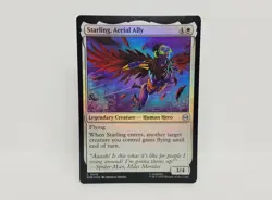 MTG: Marvel's Spider-Man: (0018) Starling, Aerial Ally (C) - Foil Parallel Card - Image 1