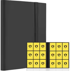 Card Binder 9 Pocket Premium Card Book for 360 Cards Sturdy Card Album for Co... - Image 1