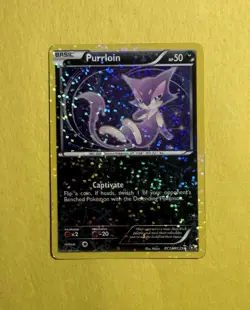 Purrloin RC13/RC25 Legendary Treasures Radiant Collection 2013 Pokemon Card (LP) - Image 1