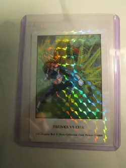 TRUNK VS CELL Dragon Ball Z Hero Collection Foil Artbox Card #151- - Image 1
